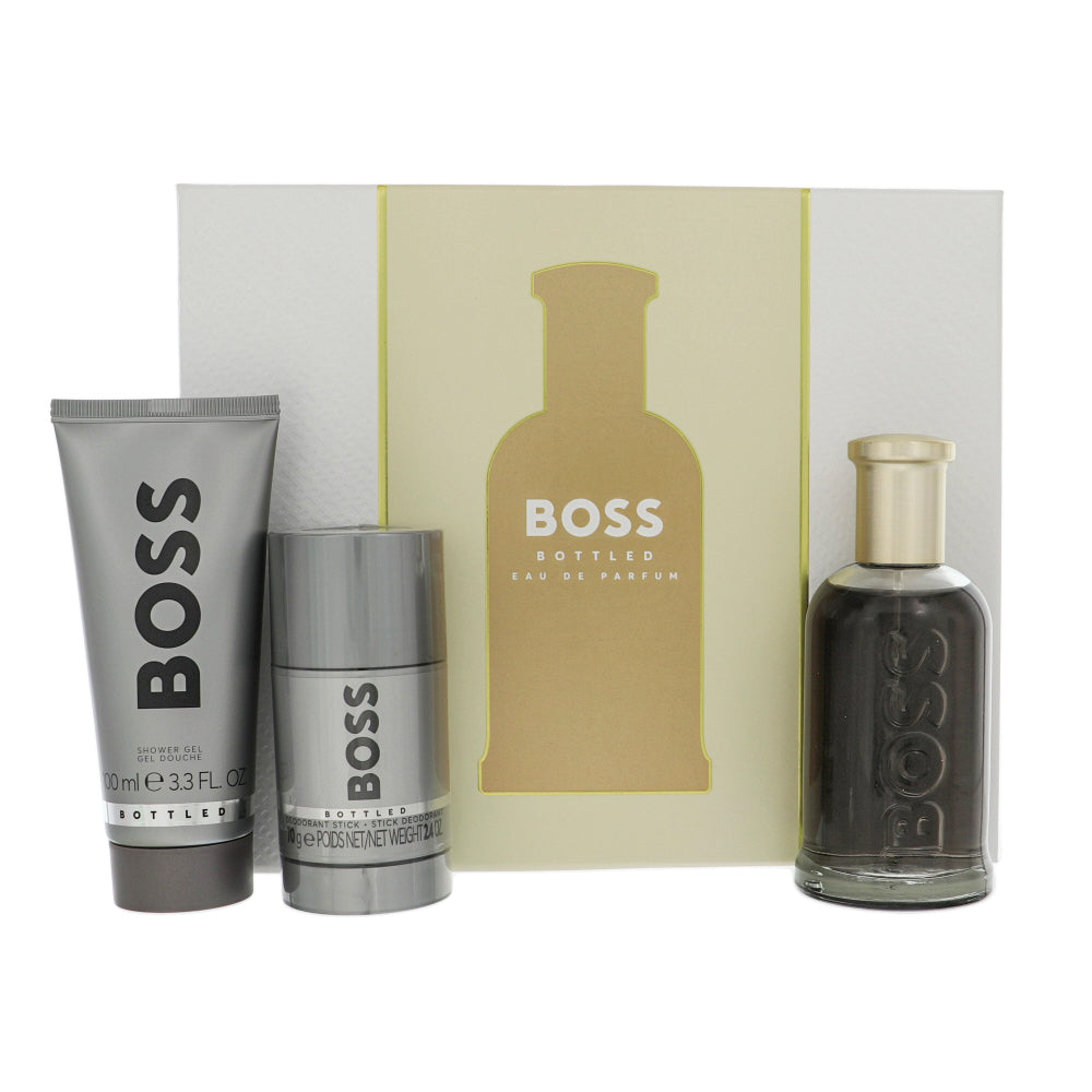 Boss #6 by Hugo Boss for Men - 3 Pc Gift Set-3.3 oz EDP Spray,3.3 oz Shower Gel,2.4 oz Deodorant Stick oz