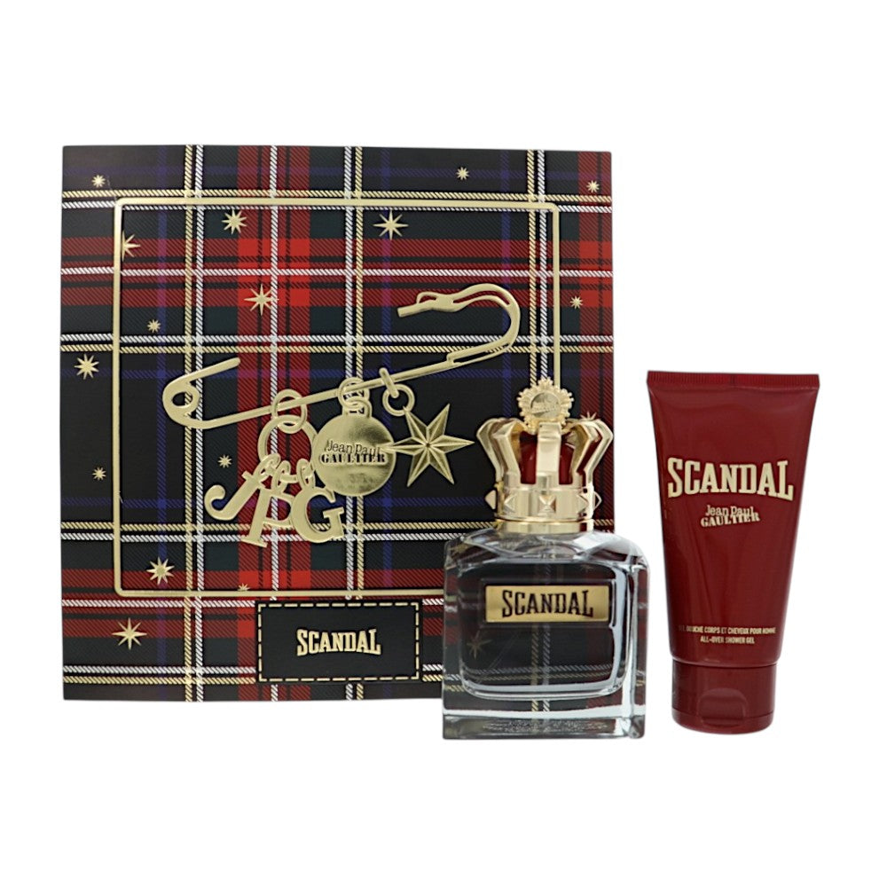 Scandal by Jean Paul Gaultier for Men - 2 Piece Set For Men: 3.4 oz EDT Spray, 2.5 oz All-Over Shower Gel