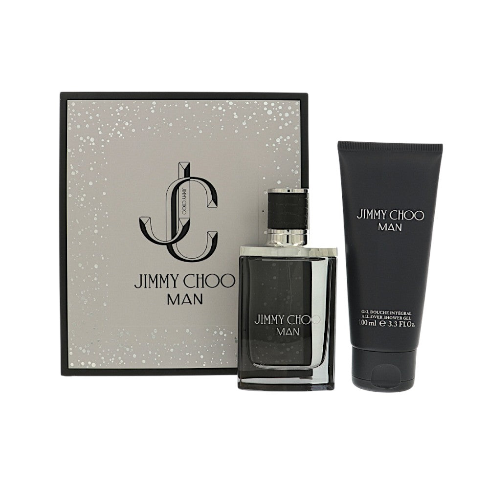 Jimmy Choo Man by Jimmy Choo for Men - 2 Piece Gift Set - 1.7 oz EDT Spray ,3.3 oz Shower Gel