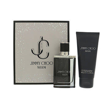Jimmy Choo Man by Jimmy Choo for Men - 2 Piece Gift Set - 1.7 oz EDT Spray ,3.3 oz Shower Gel