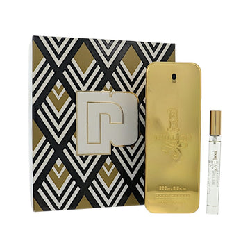 Paco Rabanne 1 Million by Paco Rabanne for Men - 2 Piece Gift Set For Men - 6.8 Oz. Edt, 10 Ml EDT Spray