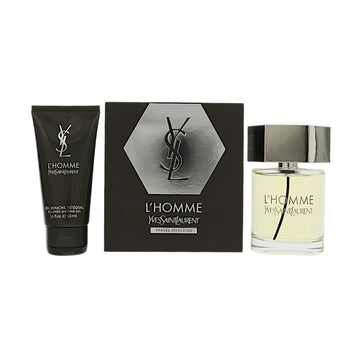 Lhomme by Yves Saint Laurent for Men - 2 Piece Set For Men: 3.3 oz EDT Spray, 1.6 oz All-Over Shower Gel