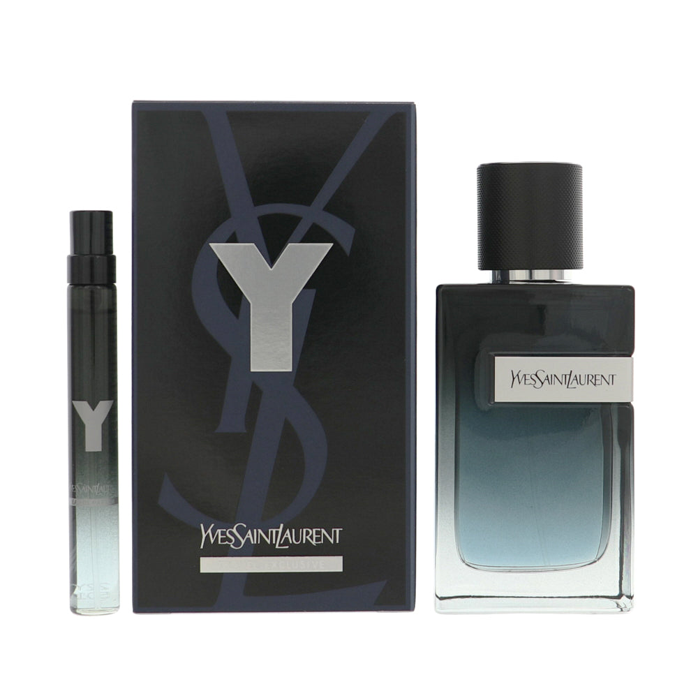 Y by Yves Saint Laurent for Men - 2 Piece Set For Men: 3.3 oz EDP Spray, 0.33 oz EDP Spray