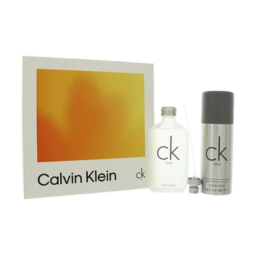 Ck One by Calvin Klein for Unisex - 2 Pc Gift Set-3.3 oz EDT Spray,5.0 oz Deodorant Spray oz