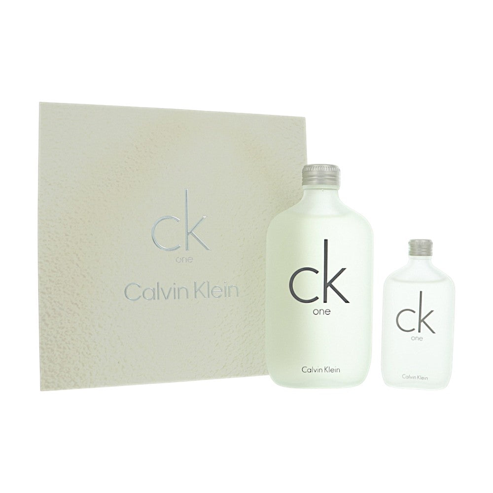 Ck One by Calvin Klein for Unisex - 2 Piece Gift Set For Unisex - 6.7 oz EDT Spray, 1.6 oz EDT Spray