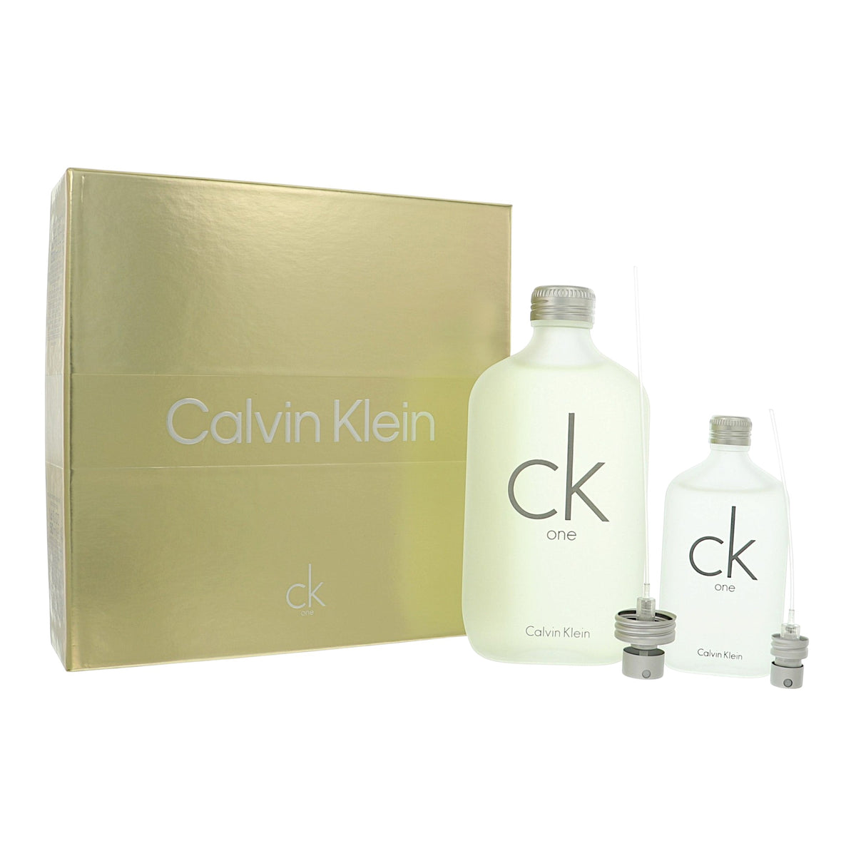 Ck One by Calvin Klein for Unisex - 2 Piece Gift Set For Unisex - 6.7 oz EDT Spray, 1.6 oz EDT Spray