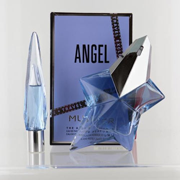 Angel by Thierry Mugler for Women - 2 Piece Gift Set - 1.6 oz EDP Spray Refillable