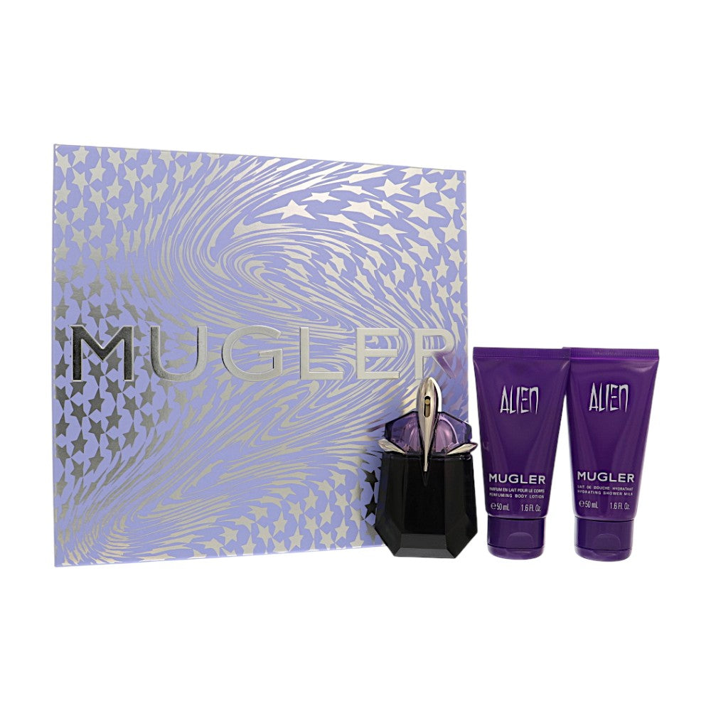 Alien by Thierry Mugler for Women - 3 Piece Set For Women: 1 oz EDP Spray, 1.6 oz Perfuming Body Lotion, 1.6 oz Hydrating Shower Milk