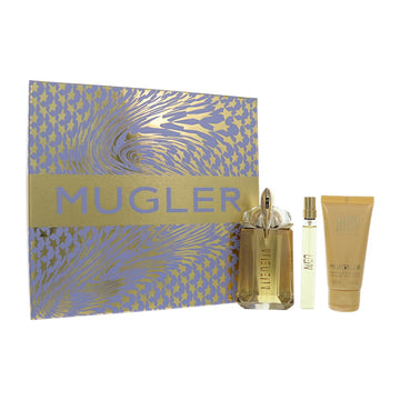 Alien Goddess by Thierry Mugler for Women - 3 Piece Gift Set For Women - 2 oz EDP Spray, 0.33 oz EDP Spray, 1.6 oz Body Lotion
