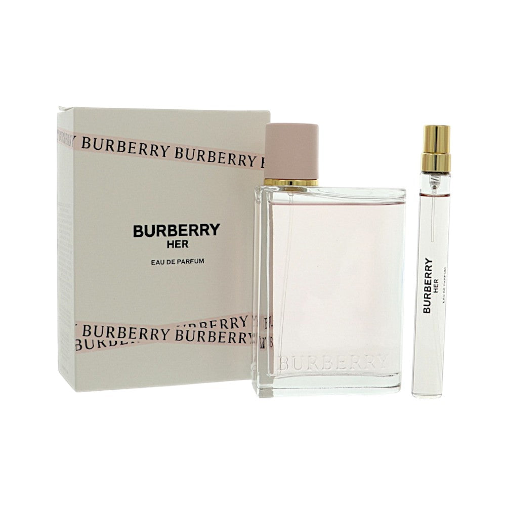 Burberry Her by Burberry for Women - 2 Piece Gift Set For Women - 3.3 oz EDP Spray, 0.33 oz EDP Spray