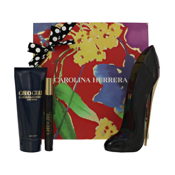 Ch Good Girl by Carolina Herrera for Women - 3 Piece Set For Women: 2.7 oz EDP Spray, 0.34 oz EDP Spray, 3.4 oz Body Lotion