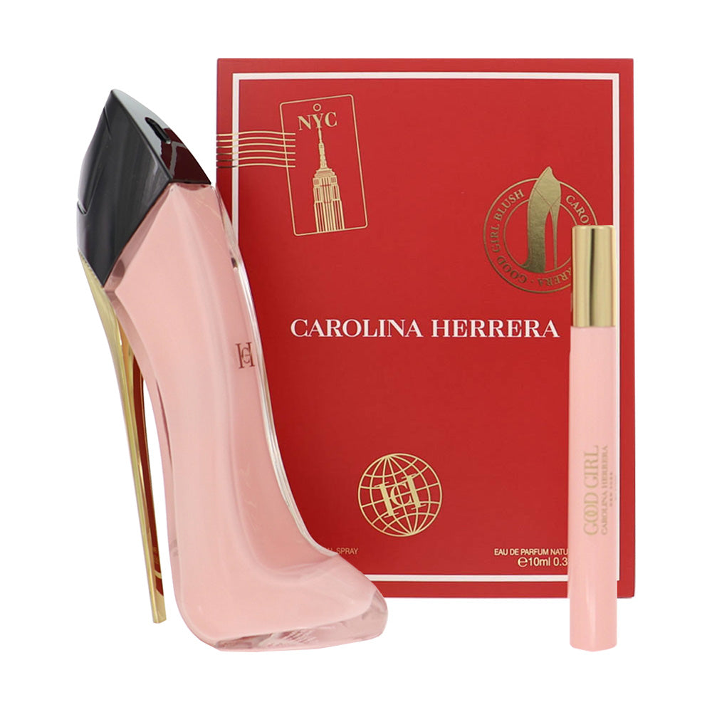 Good Girl Blush by Carolina Herrera for Women - 2 Piece Set For Women: 2.7 oz EDP Spray, 0.34 oz EDP Spray