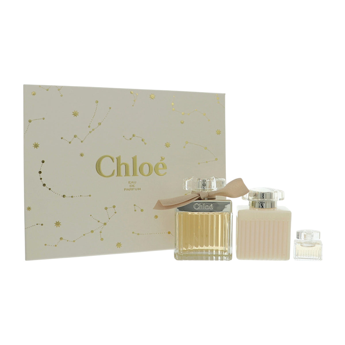Chloe by Chloe for Women - 3 Pc Gift Set-2.5 oz EDP Spray,0.16 oz EDP Splash,3.4 oz Body Lotion oz