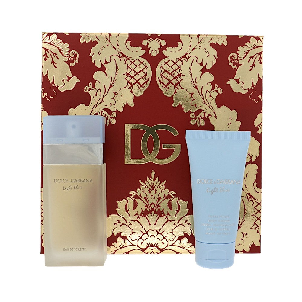 Light Blue by Dolce And Gabbana for Women - 2 Piece Set For Women: 1.7 oz EDT Spray, 1.7 oz Refreshing Body Cream