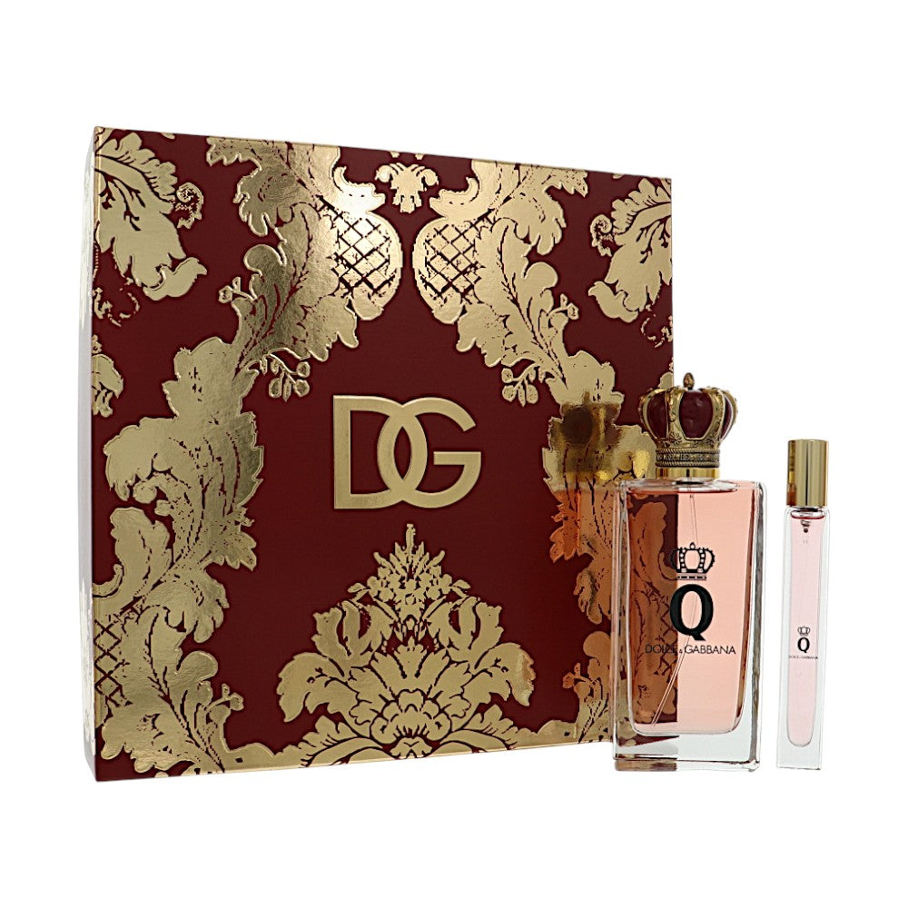 D And G Q by Dolce And Gabbana for Women - 2 Piece Set For Women: 3.3 oz EDP Spray, 0.33 oz EDP Spray