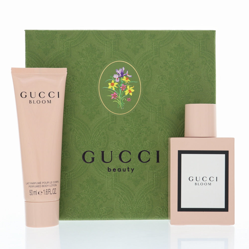 Gucci Bloom by Gucci for Women - 2 Piece Gift Set For Women - 1.6 oz EDP Spray, 1.6 oz Perfumed Body Lotion