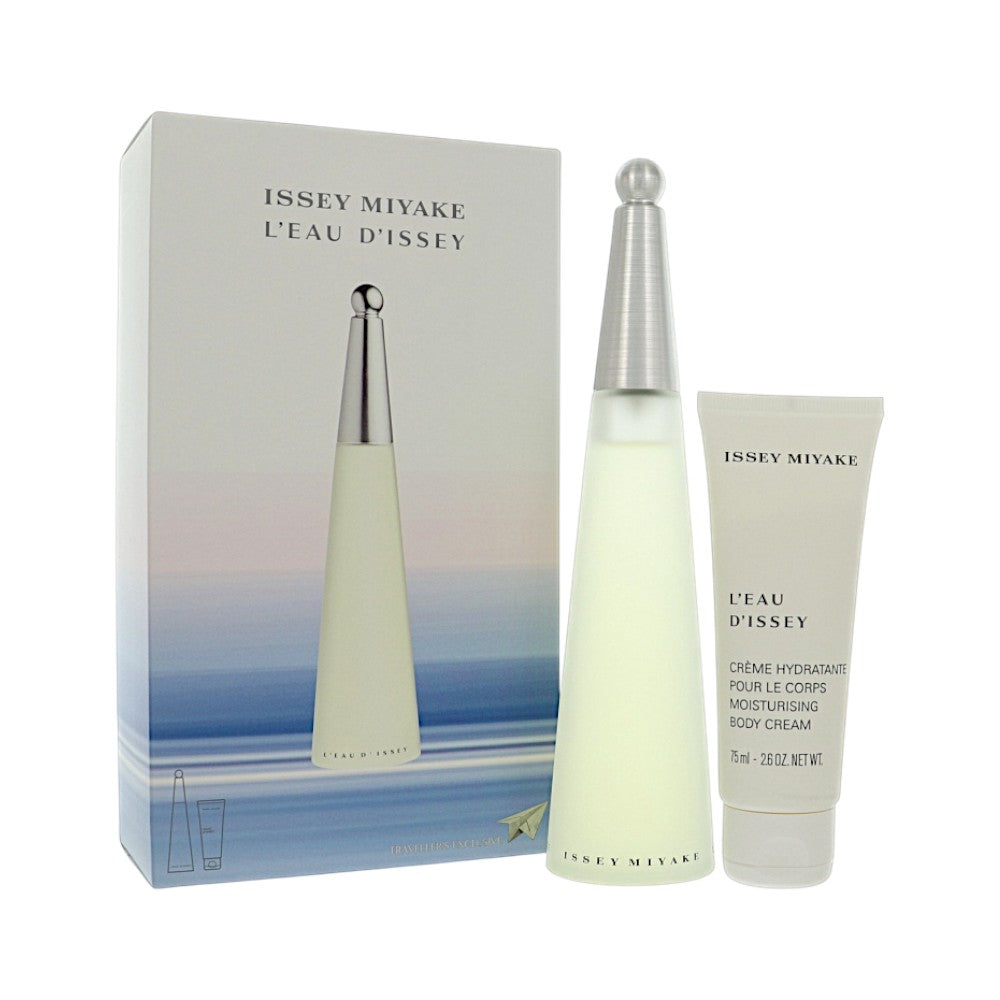 Leau Dissey by Issey Miyake for Women - 2 Piece Set For Women: 3.3 oz EDT Spray, 2.6 oz Moisturising Body Cream