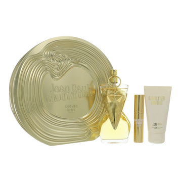 Divine by Jean Paul Gaultier for Women - 3 Piece Gift Set For Women - 3.4 oz EDP Spray, 0.34 oz EDP Spray, 2.5 oz Body Lotion