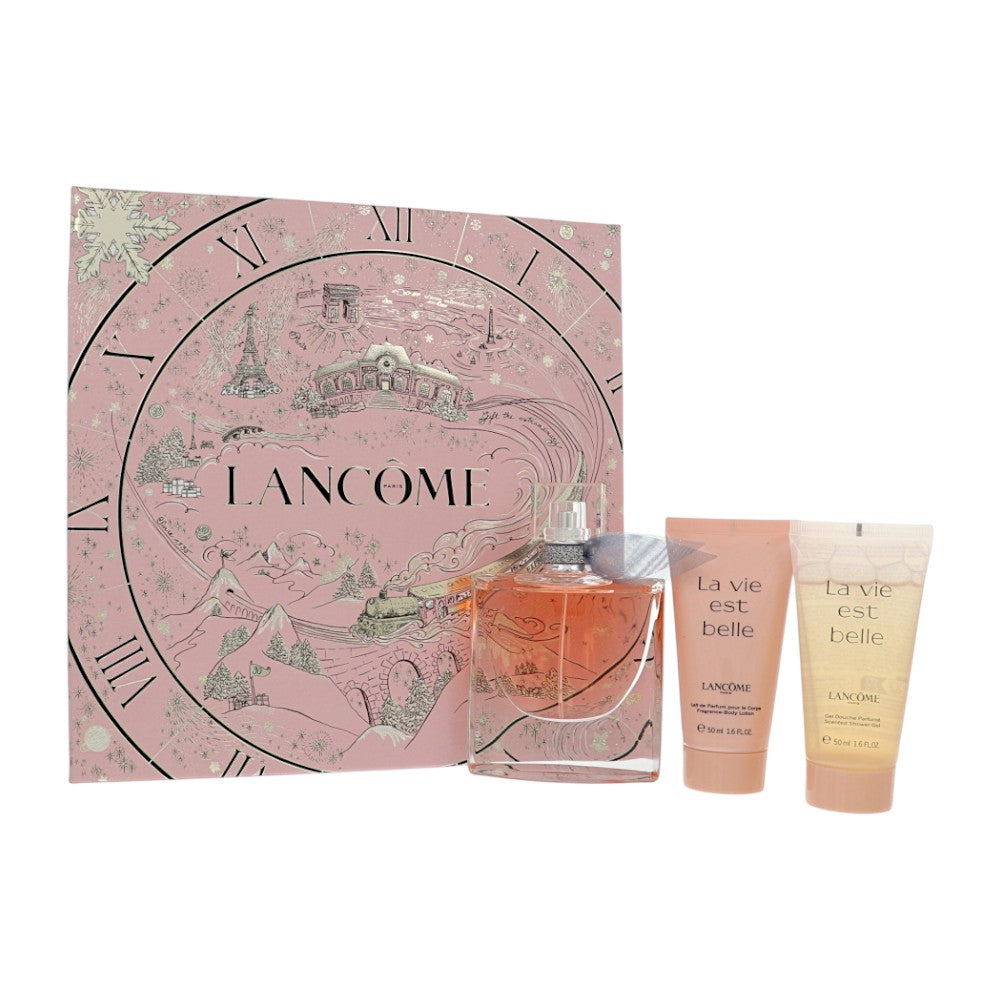 La Vie Est Belle by Lancome for Women - 3 Piece Gift Set For Women - 1.7 oz Edp, 1.7 oz Body Lotion, 1.7 oz Shower Gel