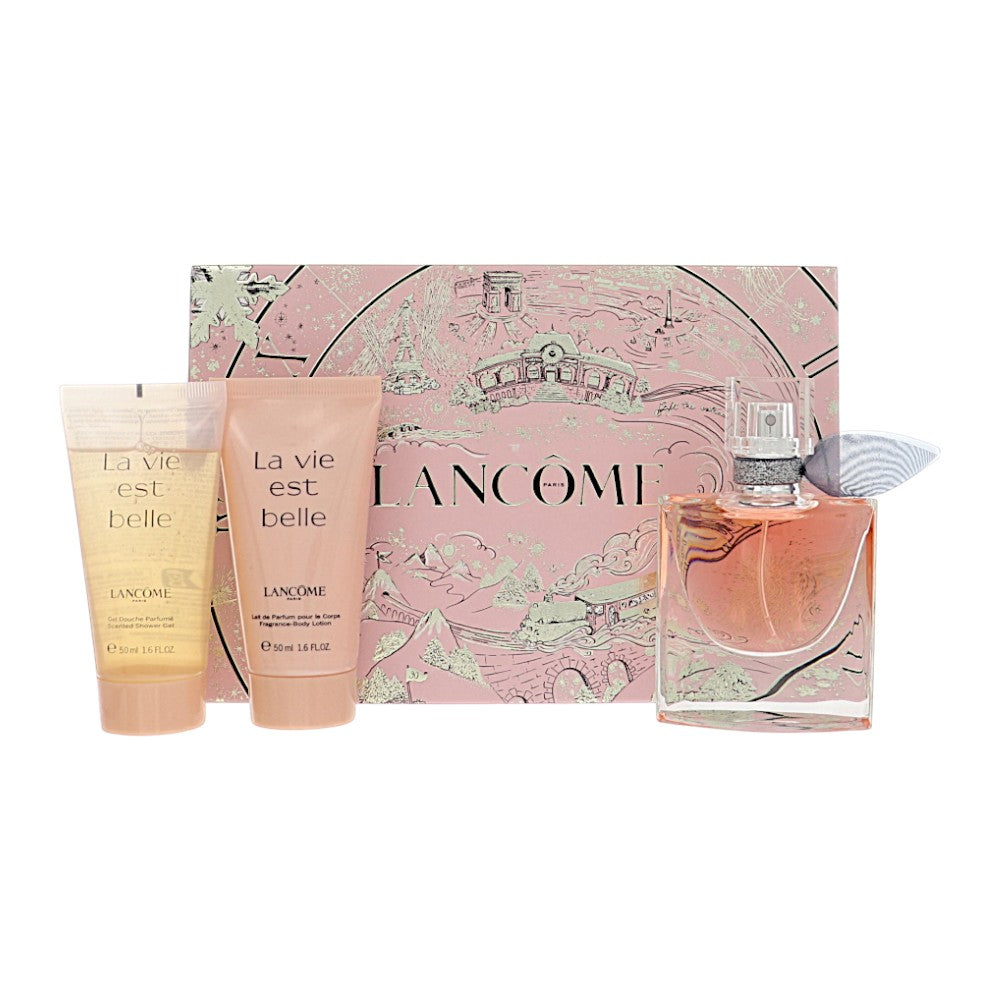 La Vie Est Belle by Lancome for Women - 3 Piece Set For Women: 1 oz EDP Spray, 1.6 oz Body Lotion, 1.6 oz Shower Gel