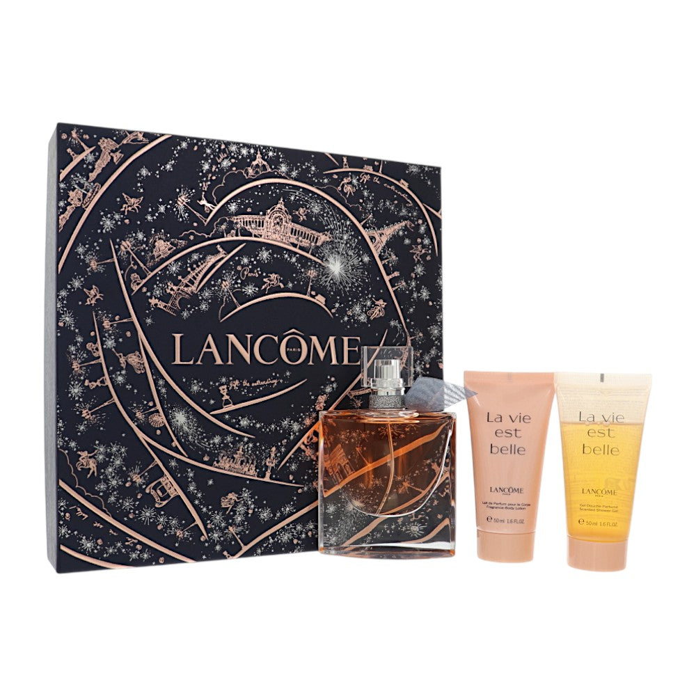 La Vie Est Belle by Lancome for Women - 3 Piece Gift Set For Women - 1.7 oz EDP Spray, 1.6 oz Body Lotion, 1.6 oz Shower Gel