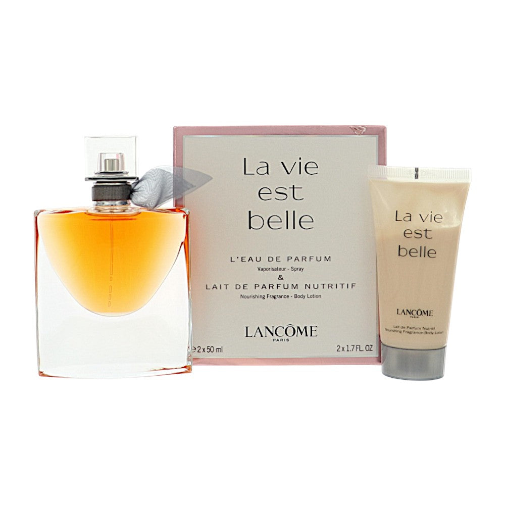La Vie Est Belle by Lancome for Women - 2 Piece Gift Set For Women - 1.7 oz oz EDP Spray, 1.7 oz Body Lotion
