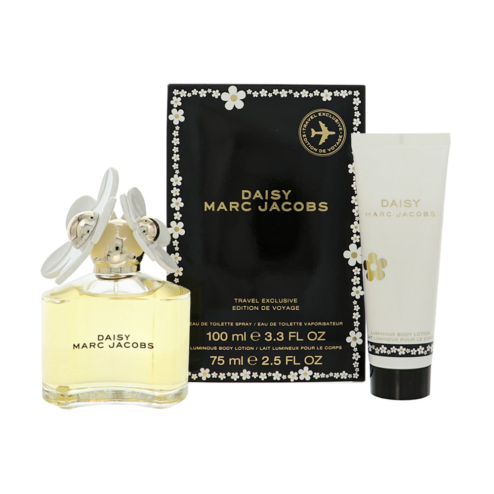 Daisy by Marc Jacobs for Women - 2 Piece Gift Set - 3.3 oz EDT Spray ,2.5 oz Luminous Body Lotion