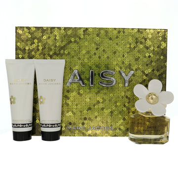 Marc Jacobs Daisy by Marc Jacobs for Women - 3 Piece Gift Set - 1.6 oz EDT Spray, 2.5 oz Body Lotion, 2.5 oz Shower Gel