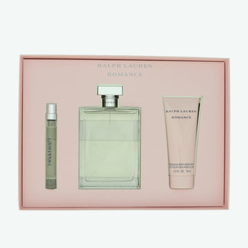 Romance by Ralph Lauren for Women - 3 Piece Gift Set - 5.1 oz EDP Spray
