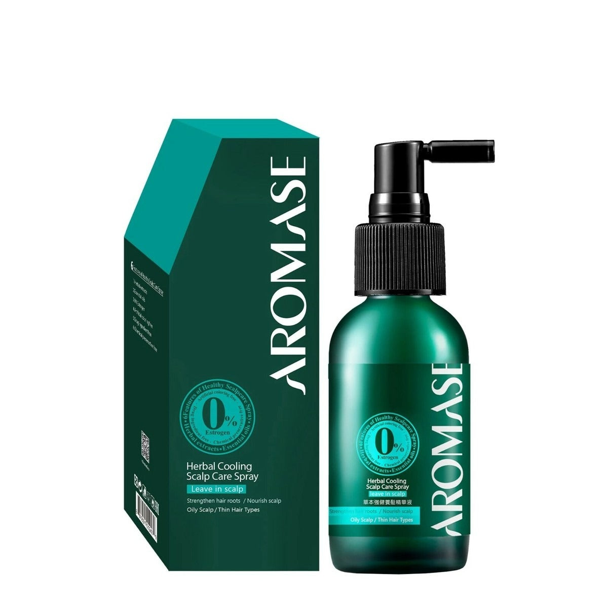 Herbal Cooling Scalp Care Spray by Aromase for Unisex - 1.35 oz Hair Spray