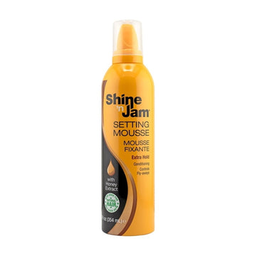 Shine-n-Jam - Extra Hold Setting Mousse by Ampro for Women - 12 oz Mousse