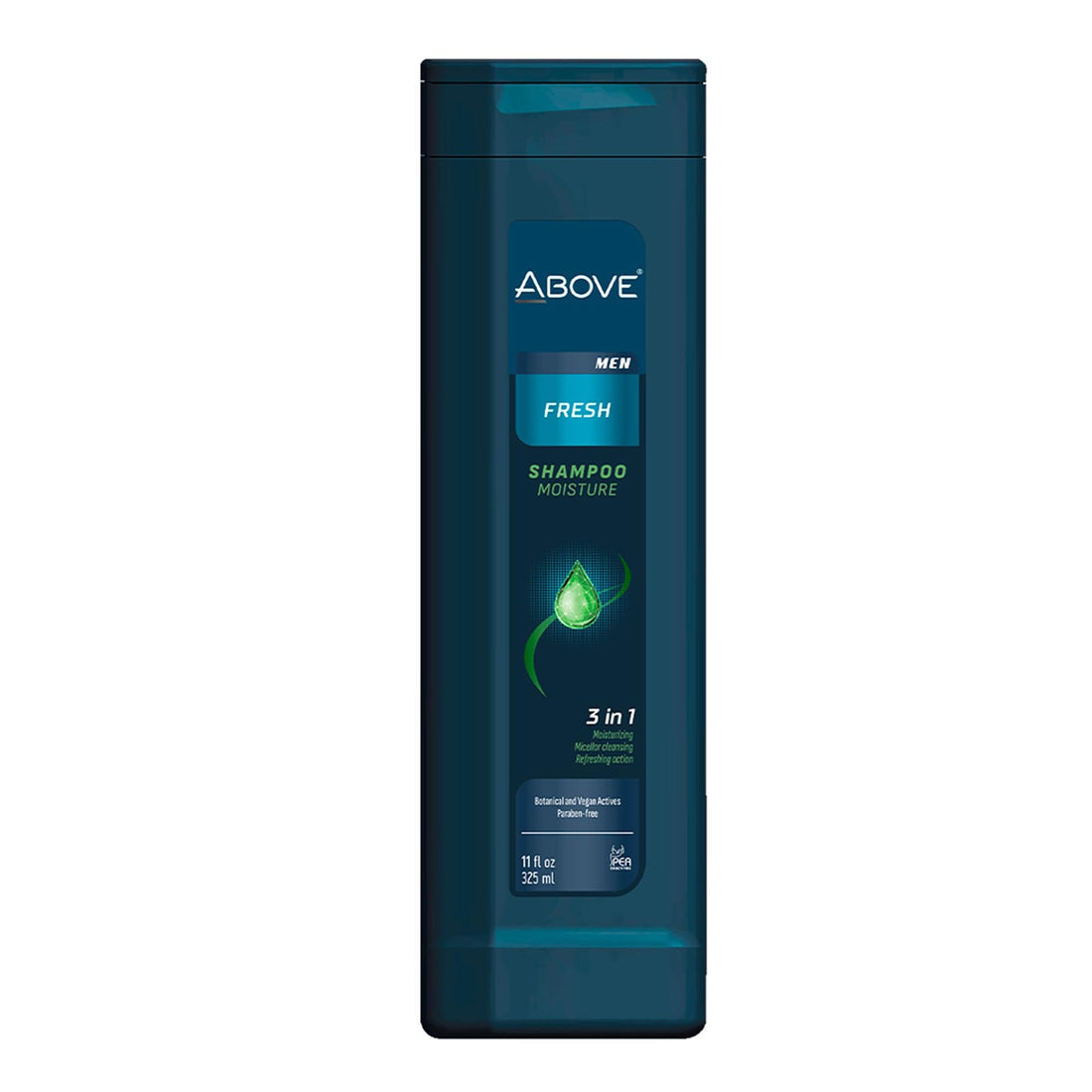 Fresh 3 In 1 Shampoo Moisture by Above for Men - 11 oz Shampoo - Pack 4