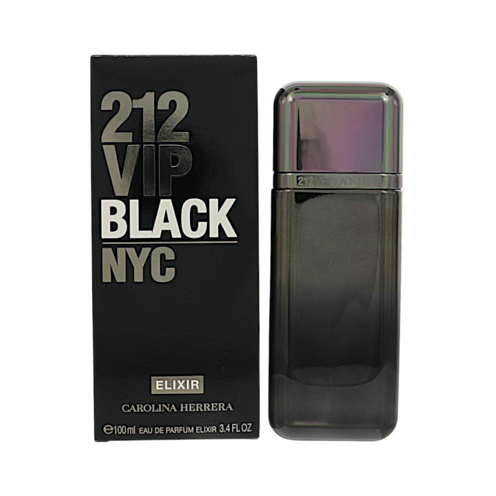 212 Vip Black Elixir by Carolina Herrera for Men - 3.4 oz EDP Spray