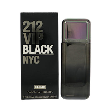 212 Vip Black Elixir by Carolina Herrera for Men - 3.4 oz EDP Spray