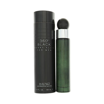 Perry Ellis 360 Black by Perry Ellis for Men - 3.4 oz EDT Spray