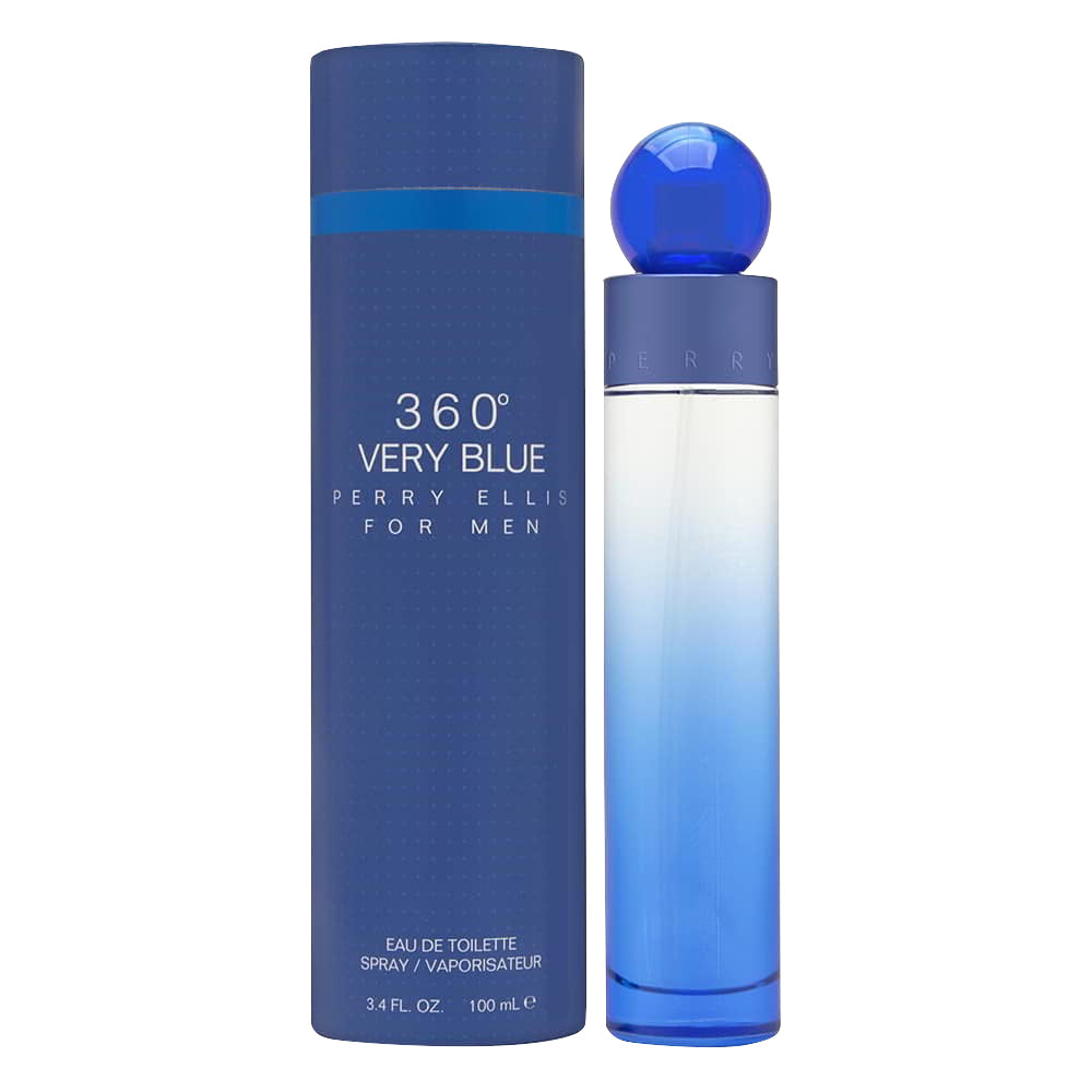 Perry Ellis 360 Very Blue by Perry Ellis for Men - 3.4 oz EDT Spray