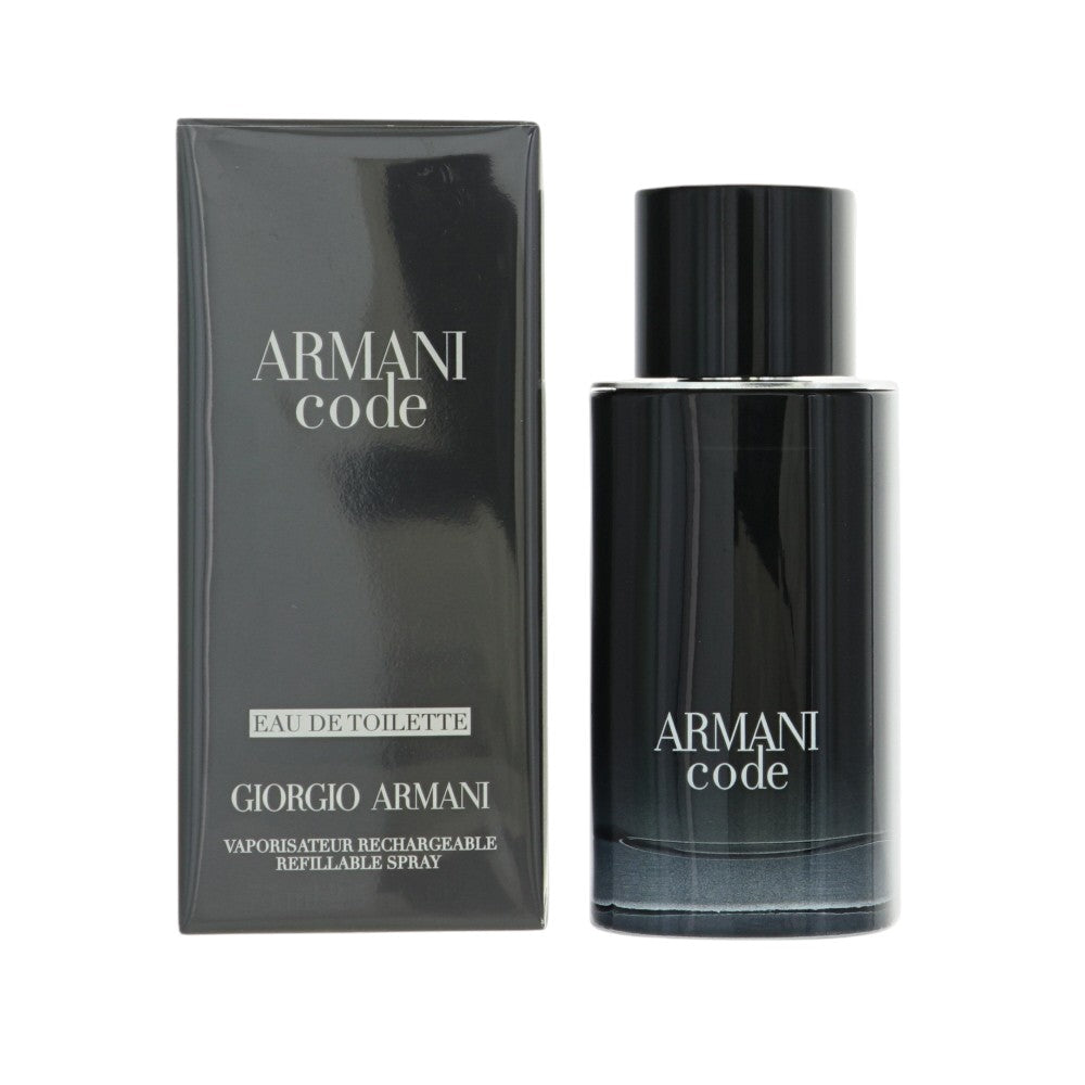 Armani Code by Giorgio Armani for Men - 2.5 oz EDT Refillable Spray