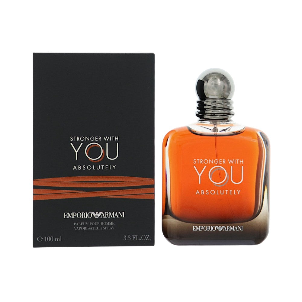 Emporio Armani Stronger With You Absolutely by Giorgio Armani for Men - 3.3 oz EDP Spray