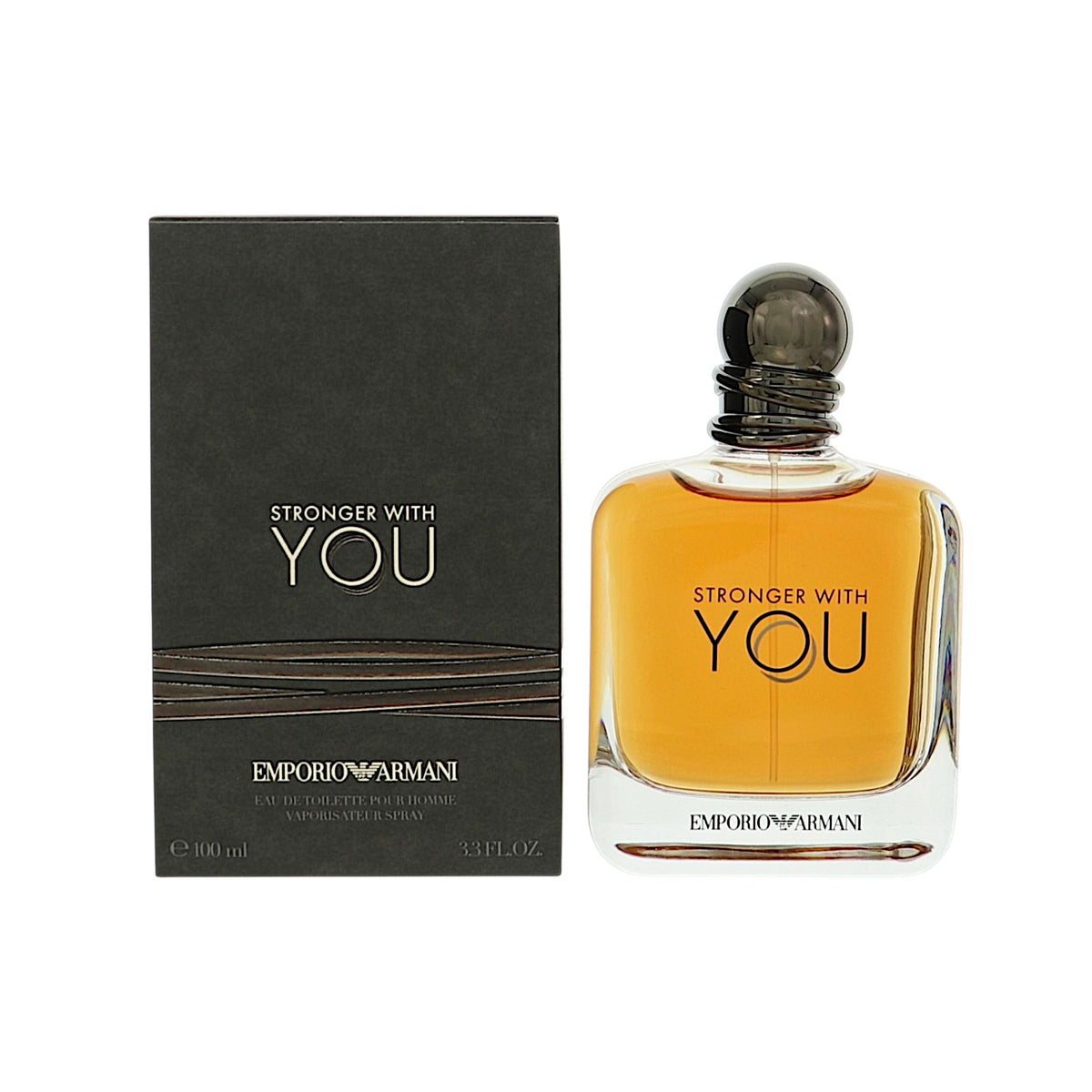Emporio Stronger With You by Giorgio Armani for Men - 3.3 oz EDT Spray
