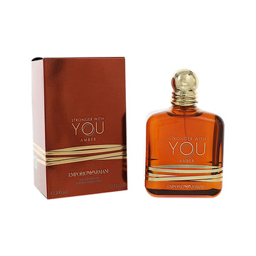 Emporio Armani Stronger With You Amber by Giorgio Armani for Men - 3.3 oz EDP Spray