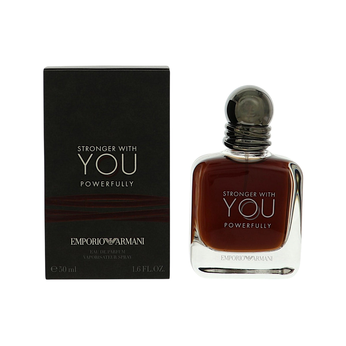 Emporio Armani Stronger With You Powerfully by Giorgio Armani for Men - 1.6 oz EDP Spray