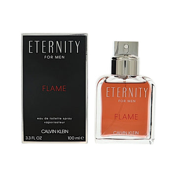 Eternity Flame by Calvin Klein for Men - 3.4 oz EDT Spray