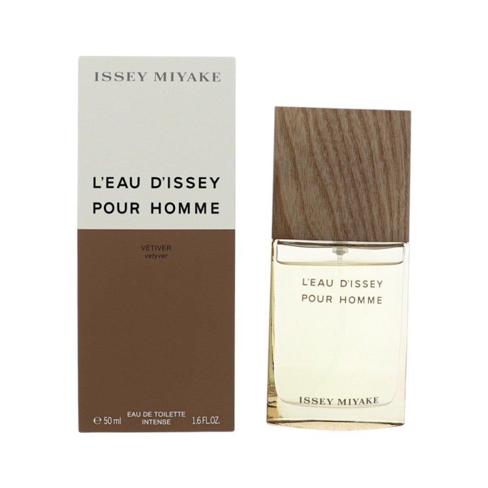 Leau Dissey Vetiver Intense by Issey Miyake for Men - 1.6 oz EDT Spray