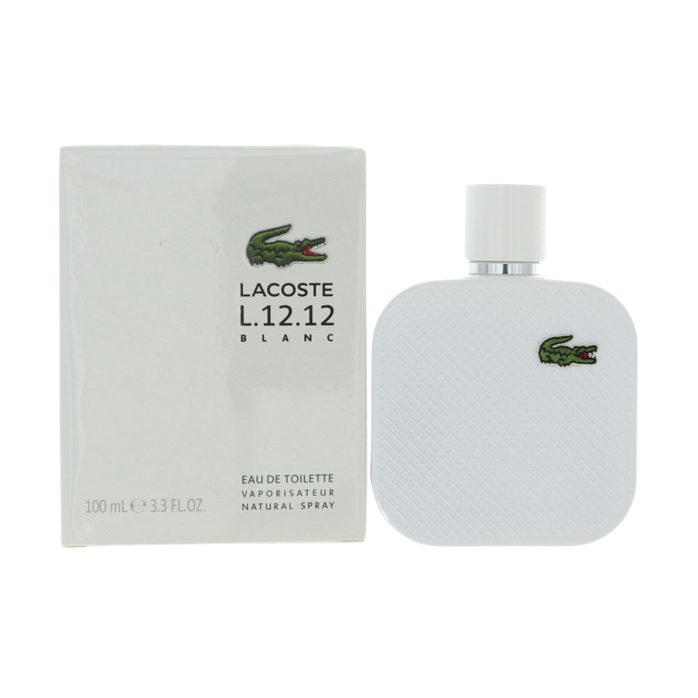 Lacoste Eau De Lacoste L.12.12 Blanc by Lacoste for Men - 3.3 oz EDT Spray