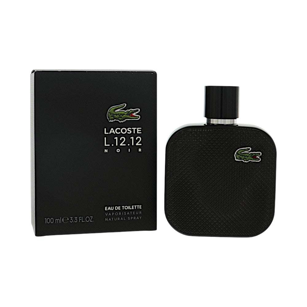 Lacoste L.12.12 Noir by Lacoste for Men - 3.3 oz EDT Spray