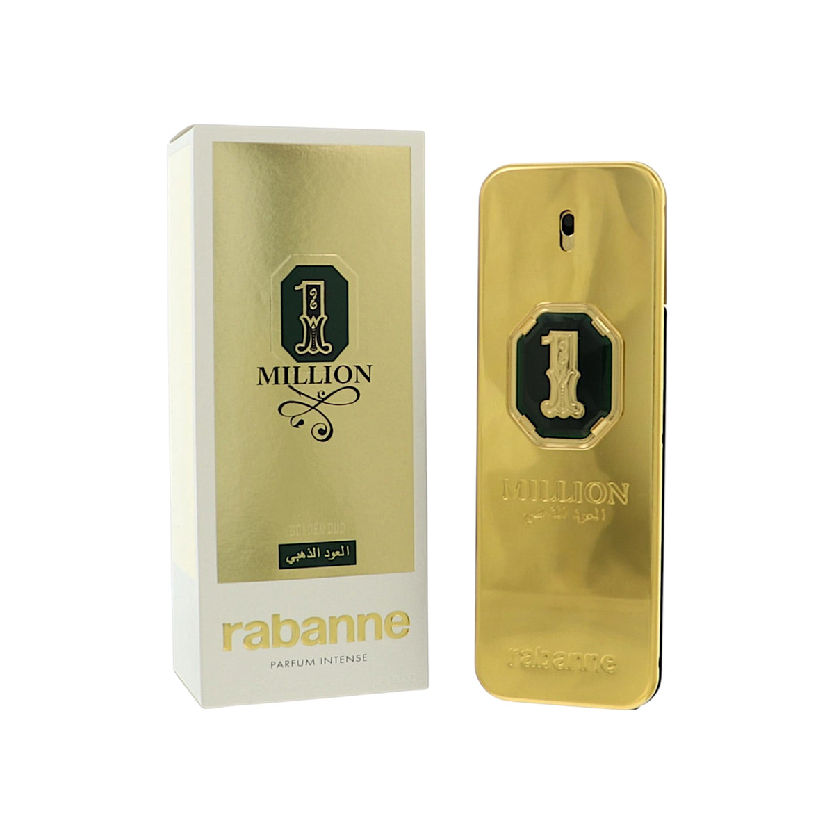 One Million Golden Oud by Paco Rabanne for Men - 3.4 oz Parfum Spray