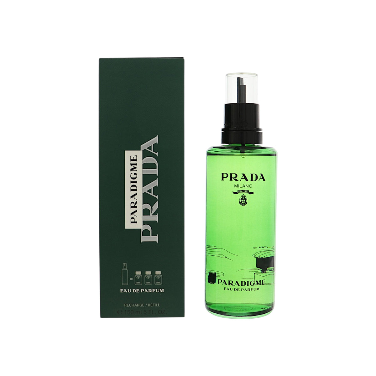 Prada Paradigme by Prada for Men - 5 oz EDP Refill