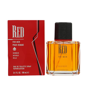 Red by Giorgio Beverly Hills for Men - 3.4 oz EDT Spray