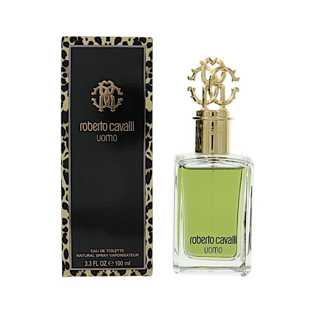 Roberto Cavalli Uomo by Roberto Cavalli for Men - 3.3 oz EDT Spray