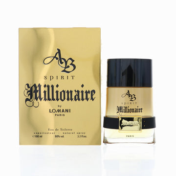 Spirit Millionaire by Lomani for Men - 3.3 oz EDT Spray